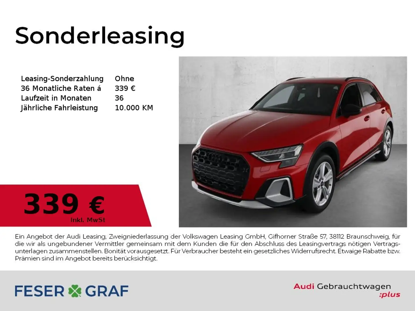 Audi A3 allstreet 35 TDI S tronic S Line Int Leder,Matrix, Rot - 1
