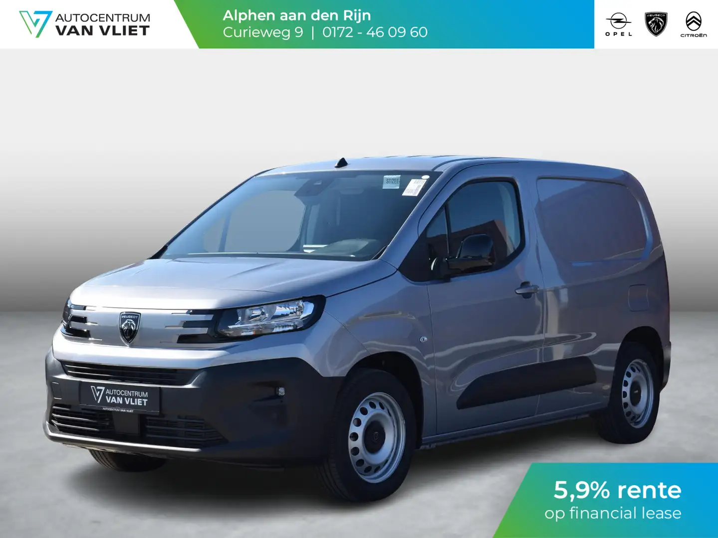 Peugeot Partner L1 130 Pk. Automaat | CAMERA + SENSOREN | BETIMMER Grijs - 1