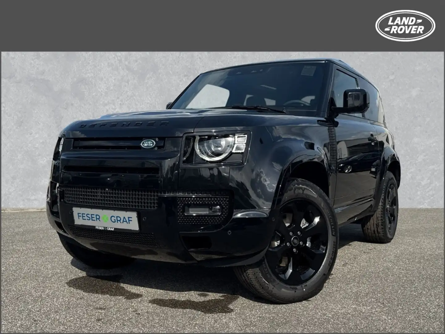 Land Rover Defender 90 X-Dynamic SE D250 Pano elek.AHK Winter Matrix K Schwarz - 1