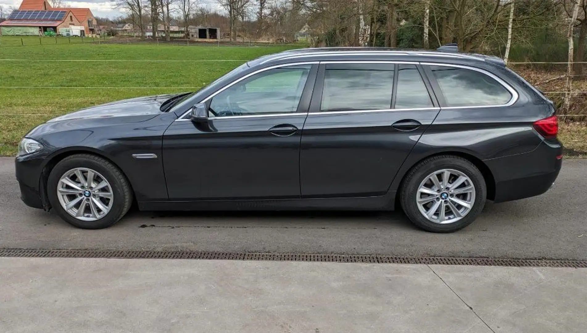 BMW 518 d Beige leder, navi, trekhaak, aut. koffer Grey - 2