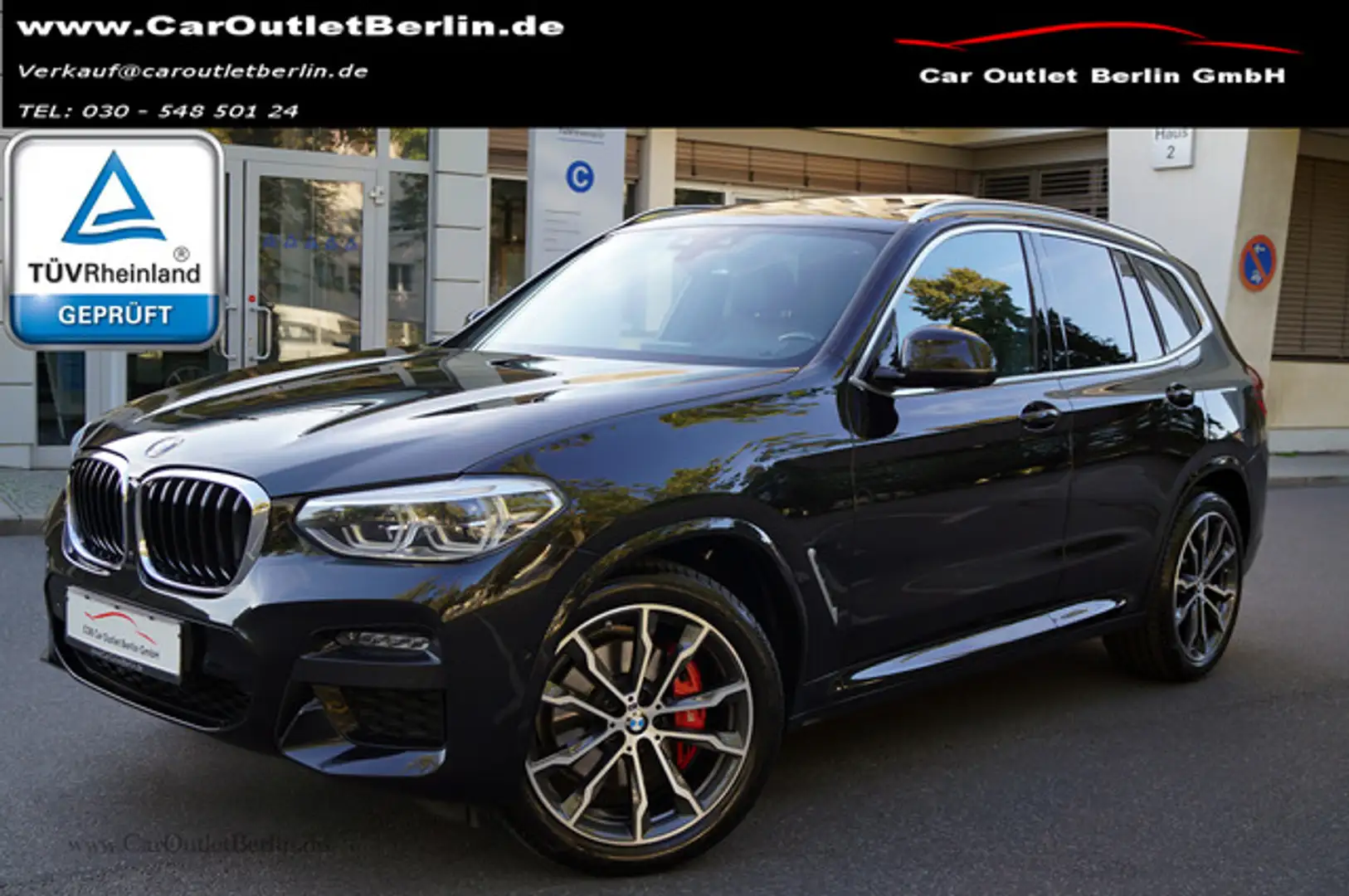 BMW X3 xDrive 30 d M Sport Leder Memory Pano 36 Negro - 1