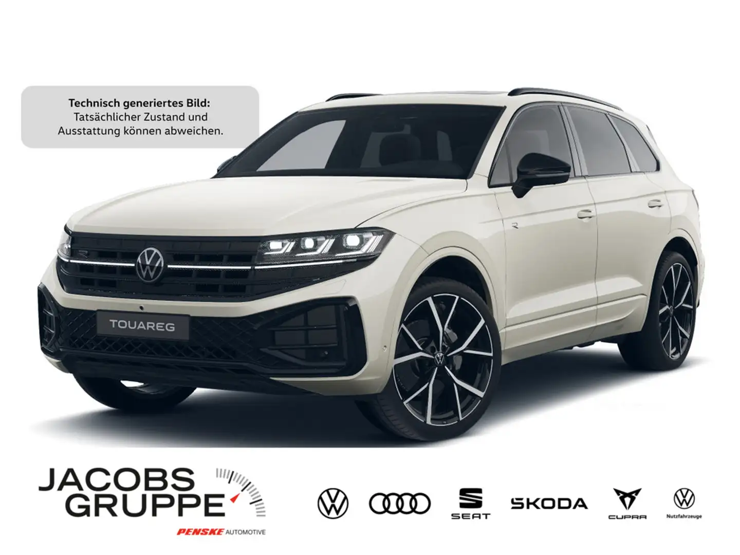Volkswagen Touareg 3.0 TDI 4M R-Line " Black Style " DSG Beige - 1