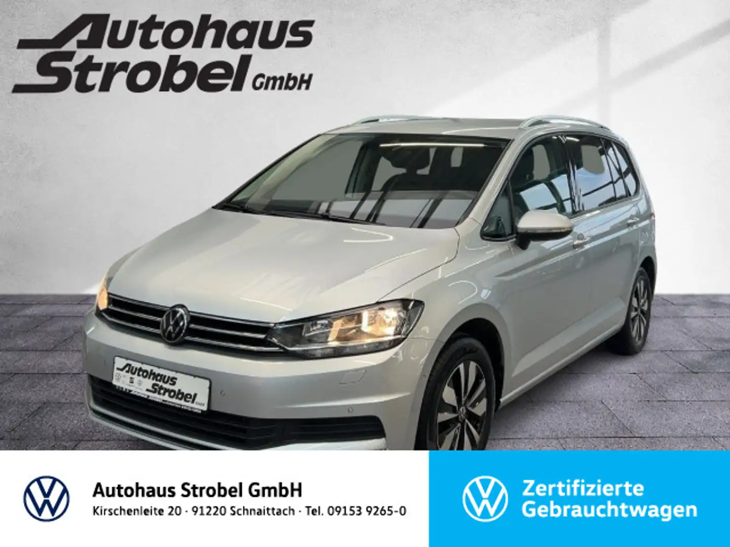 Volkswagen Touran 1.5 TSI DSG "MOVE" 7-Sitze ab 3,99% ACC N Silber - 1