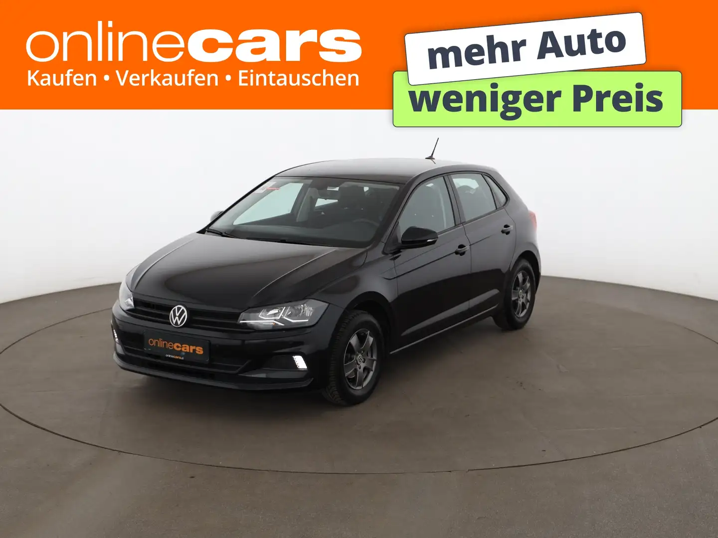 Volkswagen Polo VI 1.0 Trendline SITZHZG KLIMA TEMPOMAT PDC Schwarz - 1