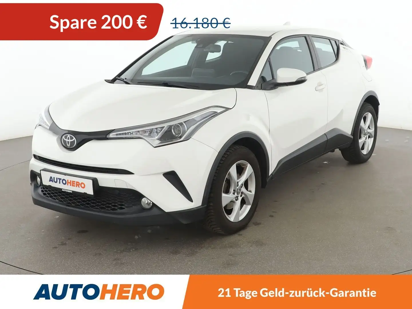 Toyota C-HR 1.2 Turbo Flow*ACC*CAM*KLIMA*GARANTIE* Weiß - 1