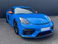 Porsche Cayman 718 GT4 Club Sport PDK ( TVA Déductible) Bleu - thumbnail 1