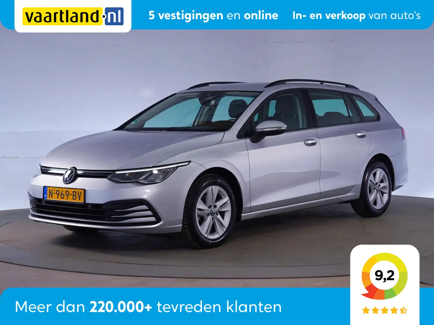 Volkswagen Golf Variant 1.0 eTSI Life Aut. [ Navi Virtual Adapt.cruise ] Grijs - 1