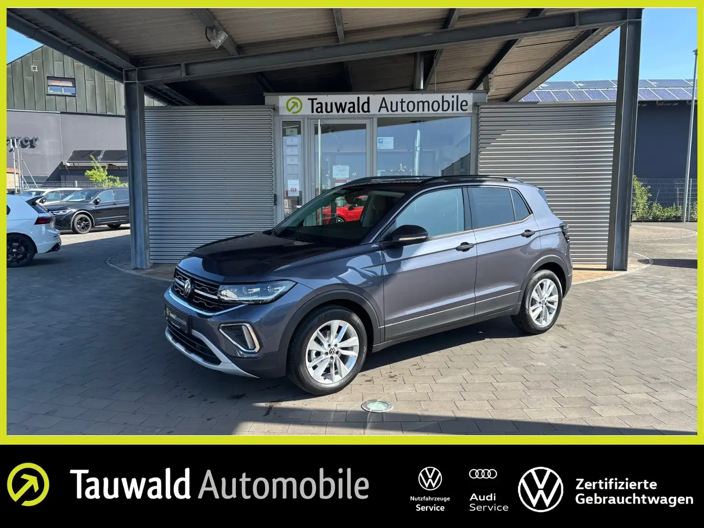 Volkswagen T-Cross Life 1.0 TSI DSG IQ/KAMERA/AHK Gris - 1