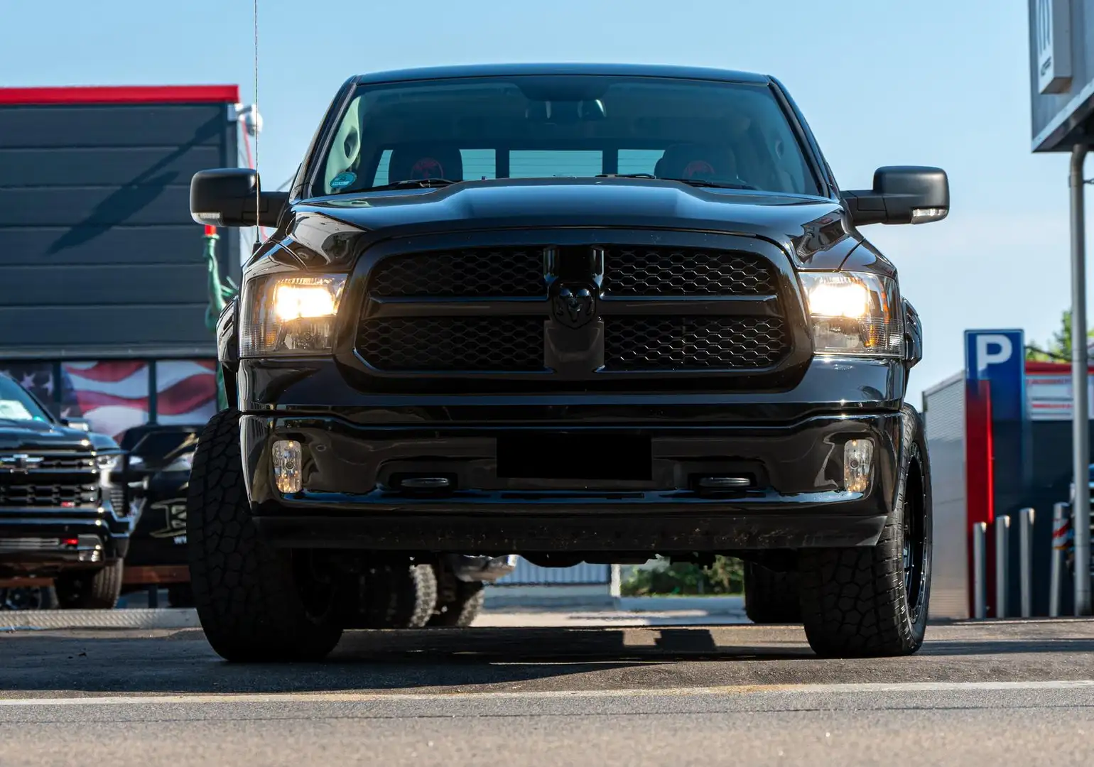Dodge RAM 1500 SLT 5,7l,Höher,Sportauspuff,LED,LA Chanti Чёрный - 2