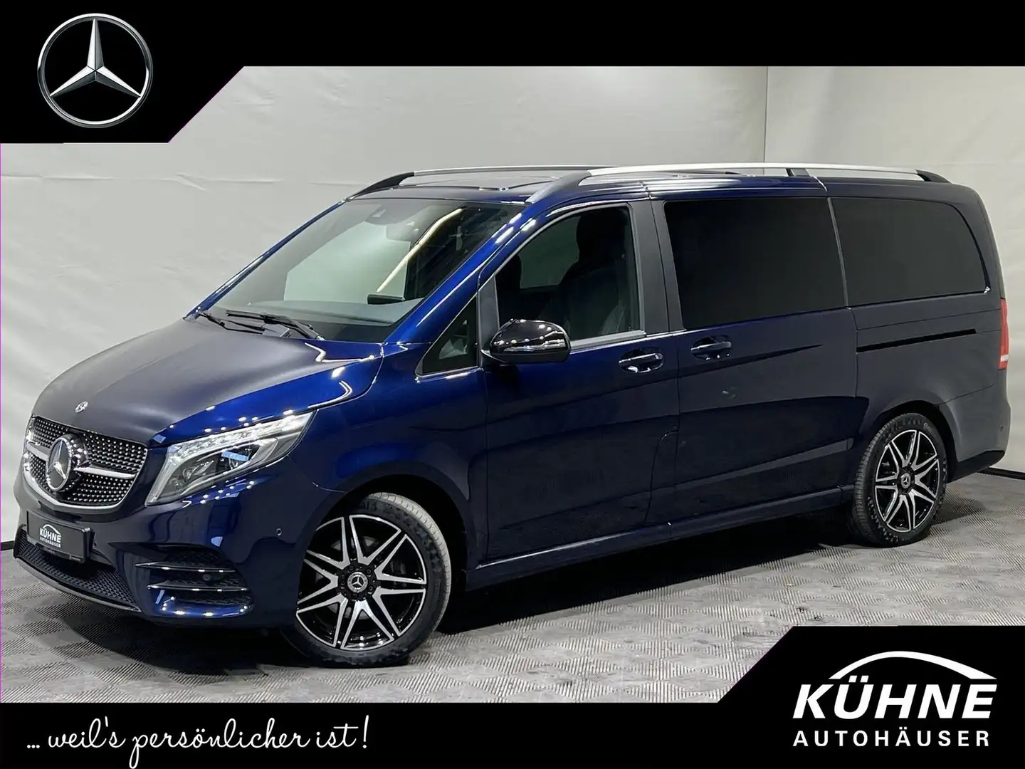 Mercedes-Benz V 250 d Edition Lang AMG Line +AHK+Junge Sterne Blau - 1