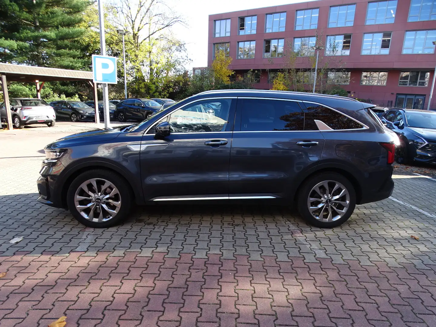 Kia Sorento 2.2 CRDI Platinum 4WD Pano , AHK Gris - 2