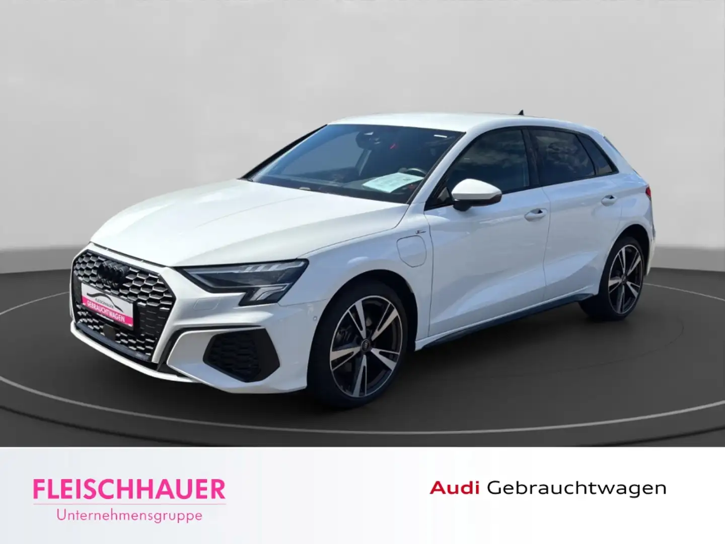 Audi A3 1.4 Sportback S line 40 TFSI e S Tronic+DAB Blanc - 1