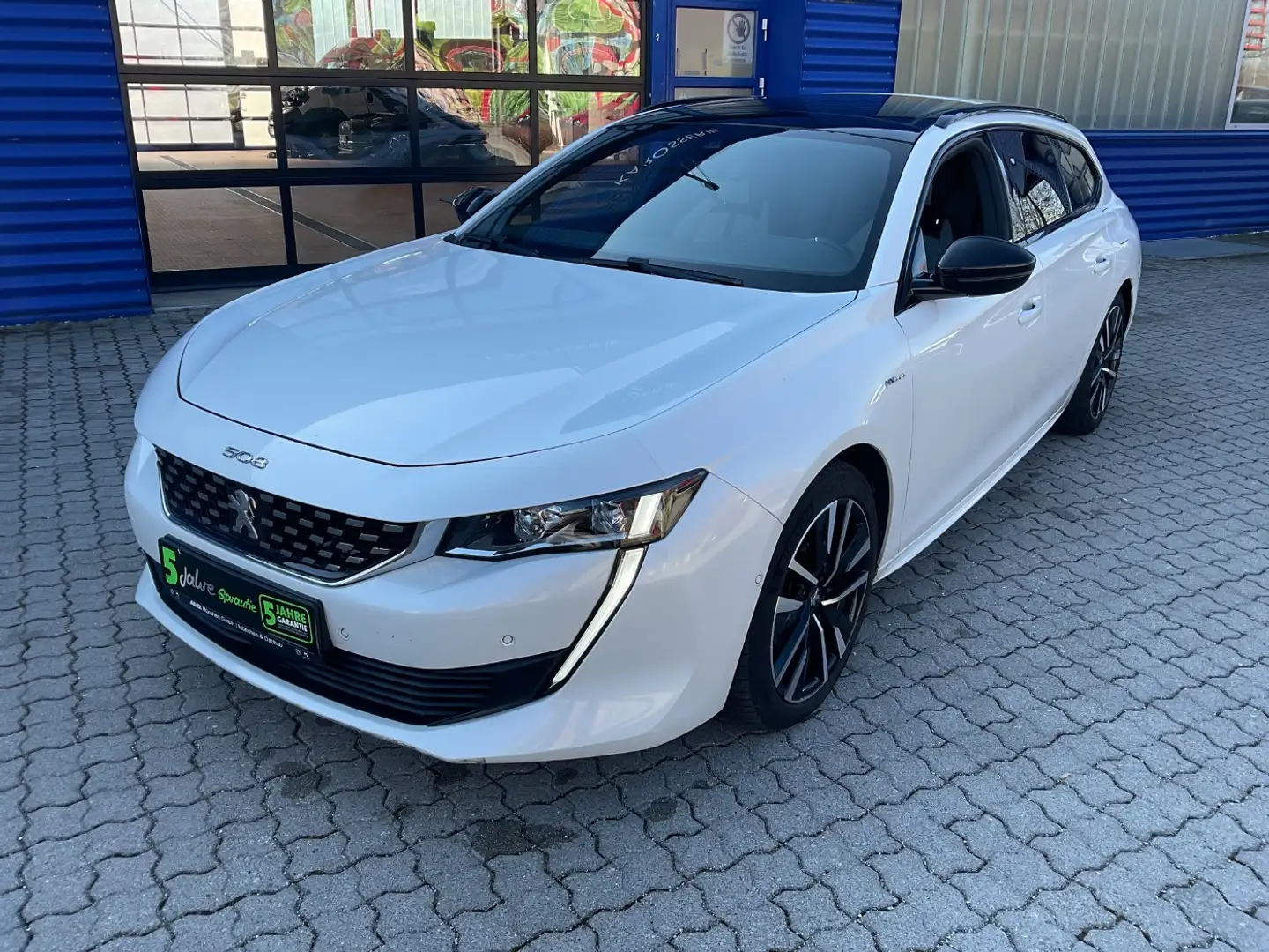 Peugeot 508 Plugin Hybrid SW GT Pano Klima Nachtsicht Weiß - 2
