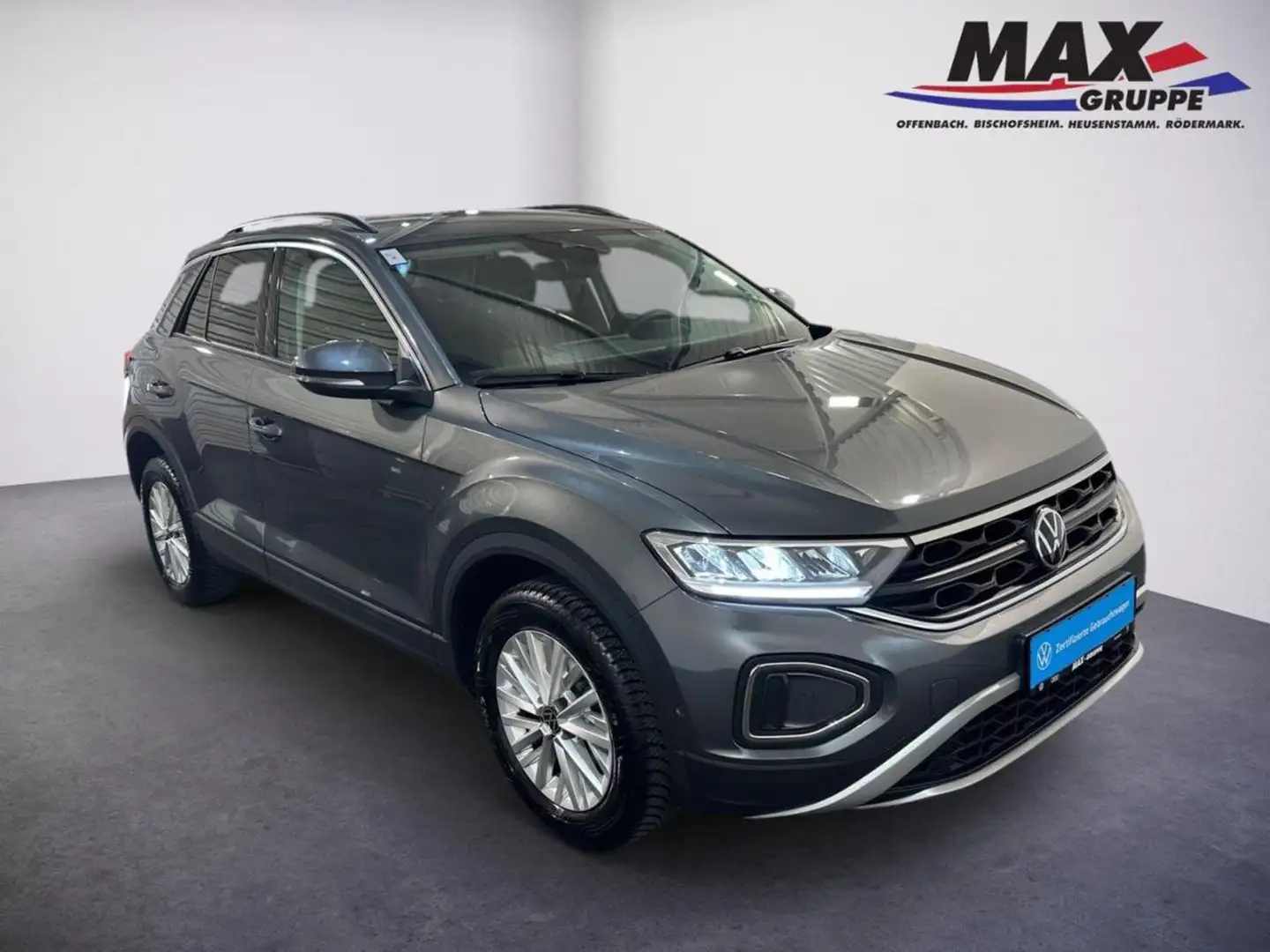 Volkswagen T-Roc 1.0 LIFE Edition Plus FULL LED+NAVI+GARANZIA VW Gris - 2