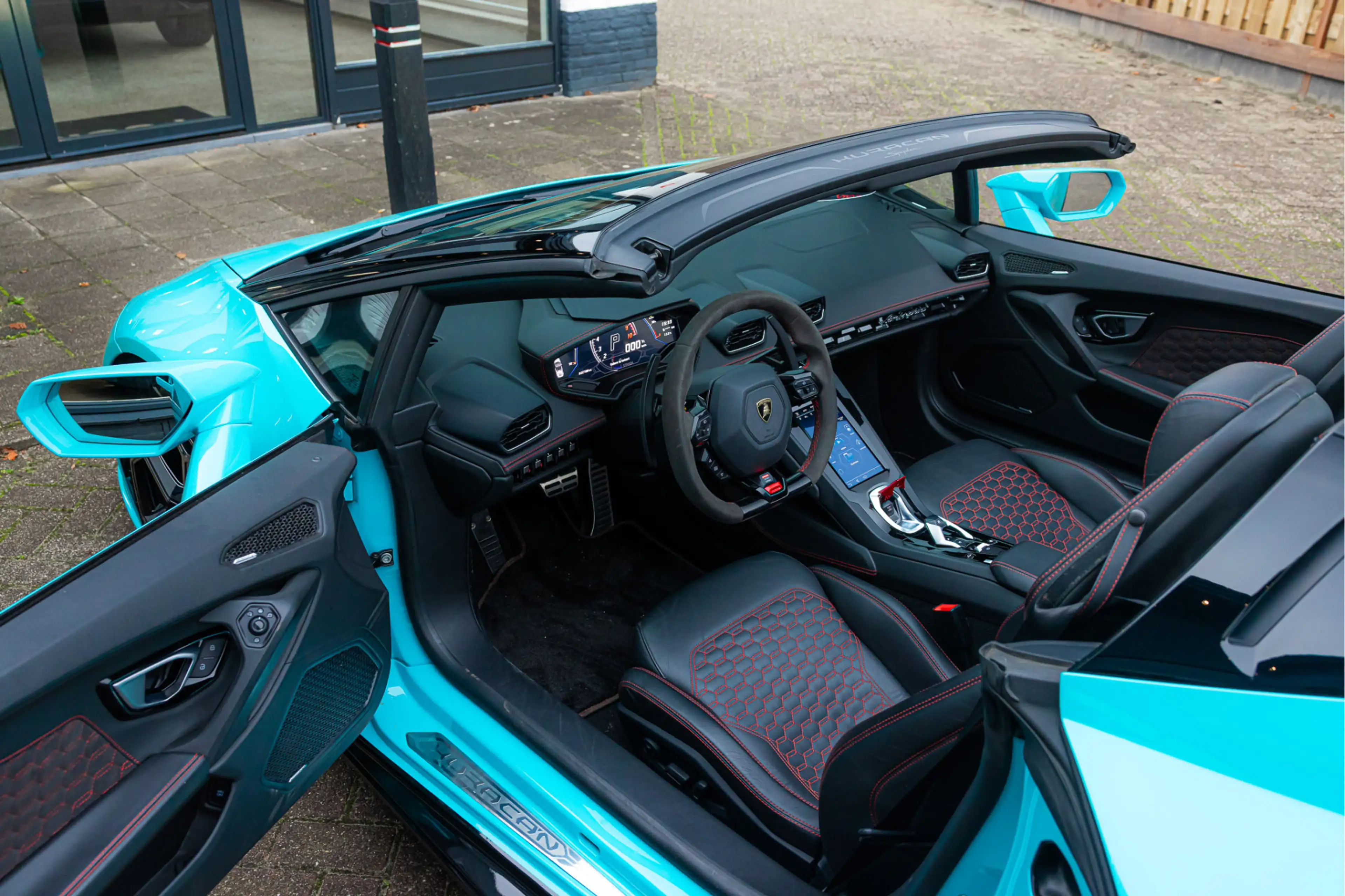 Lamborghini Huracán Evo Spyder 5.2 V10 EVO Spyder Novitec - Tiffany Bl — photo 15