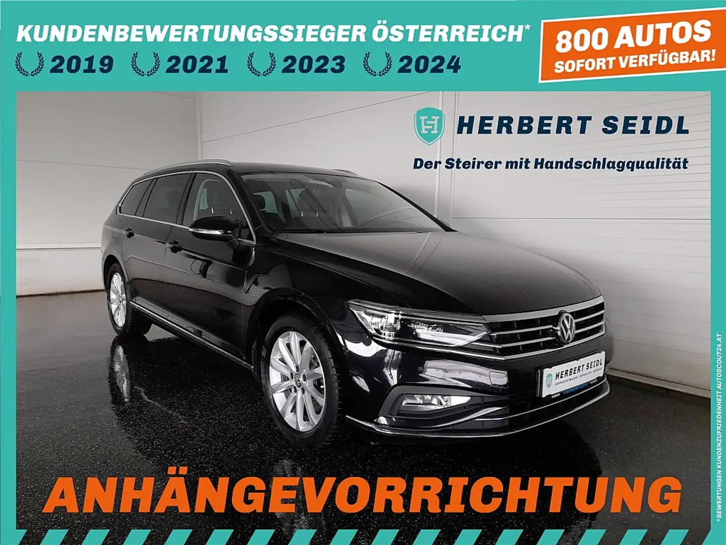 Volkswagen Passat Variant Elegance 2,0 TDI DSG *MATRIX-LED / NAVI / AHV &... Schwarz - 1