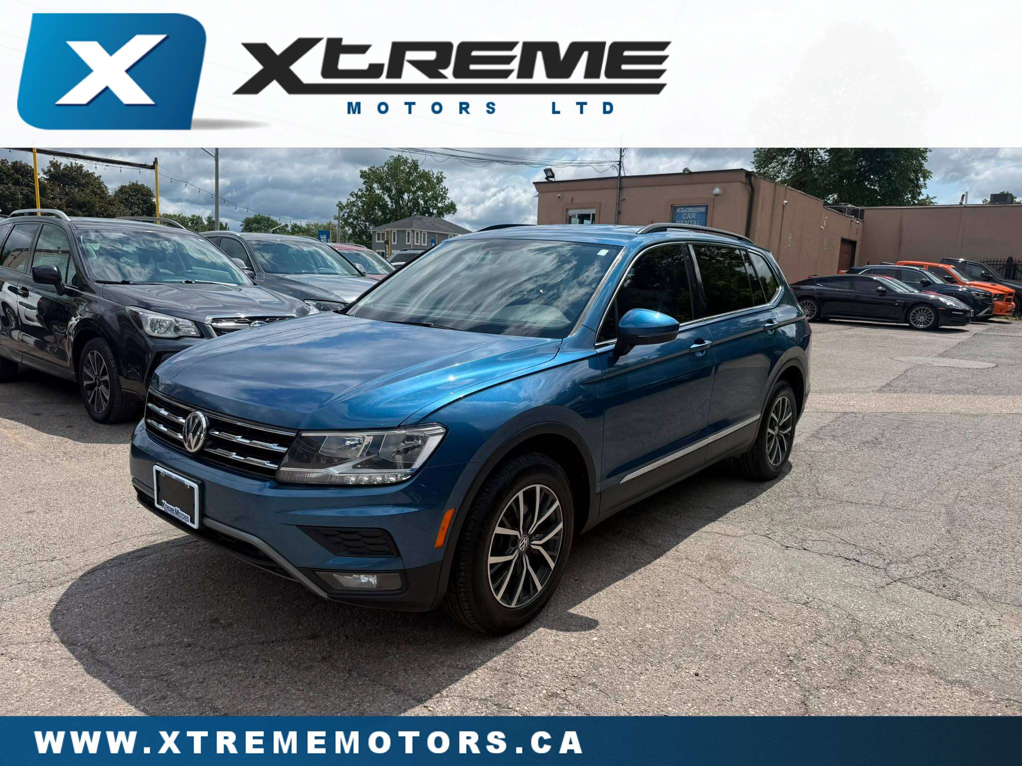Blue 2018 Volkswagen Tiguan SUV / Crossover Automatic