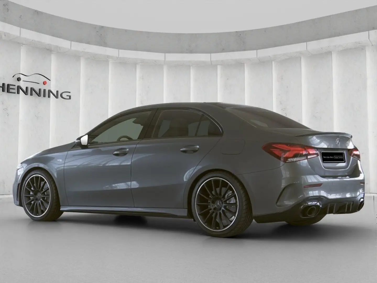 Mercedes-Benz A 35 AMG 4-Ma Limo Night-Paket Head-Up Burmester Gris - 2