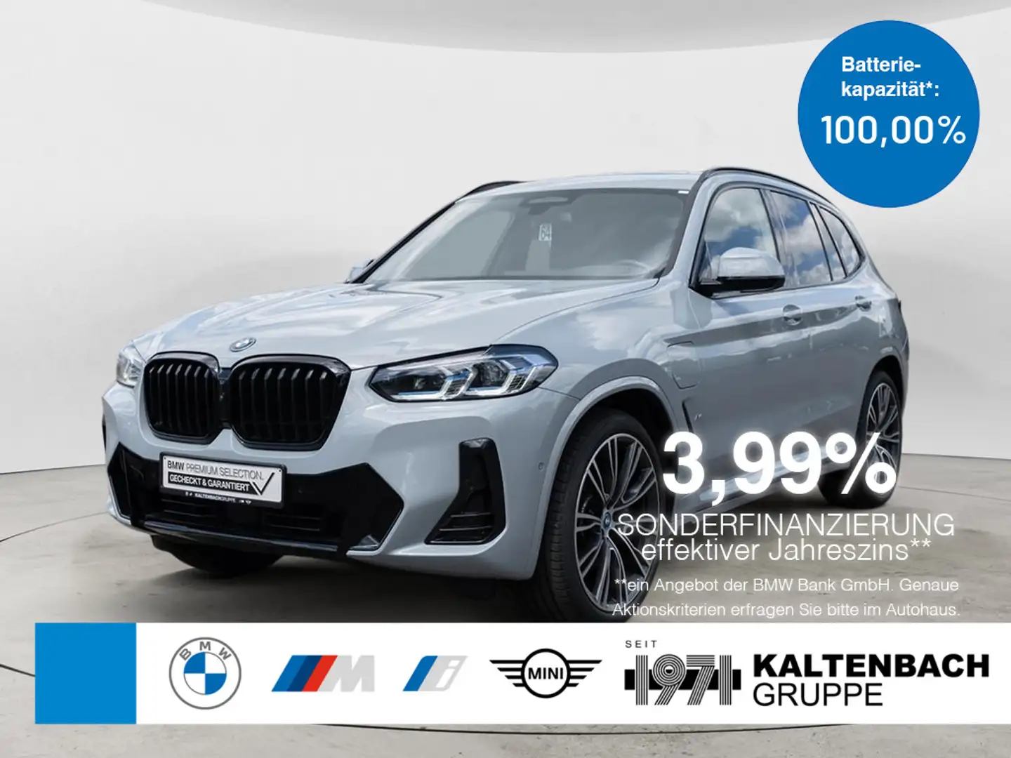 BMW X3 xDrive 30e M-Sportpaket PANO AHK HUD LASER Gris - 1