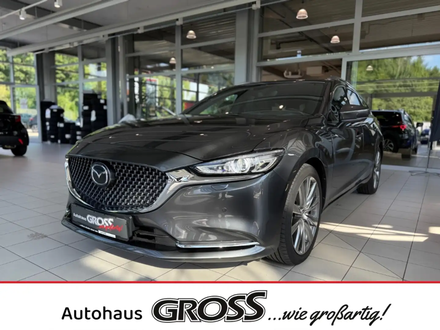 Mazda 6 Kombi Sports-Line AWD 2.2 CD SKYACTIV-D 184 EU6d-T Grijs - 1