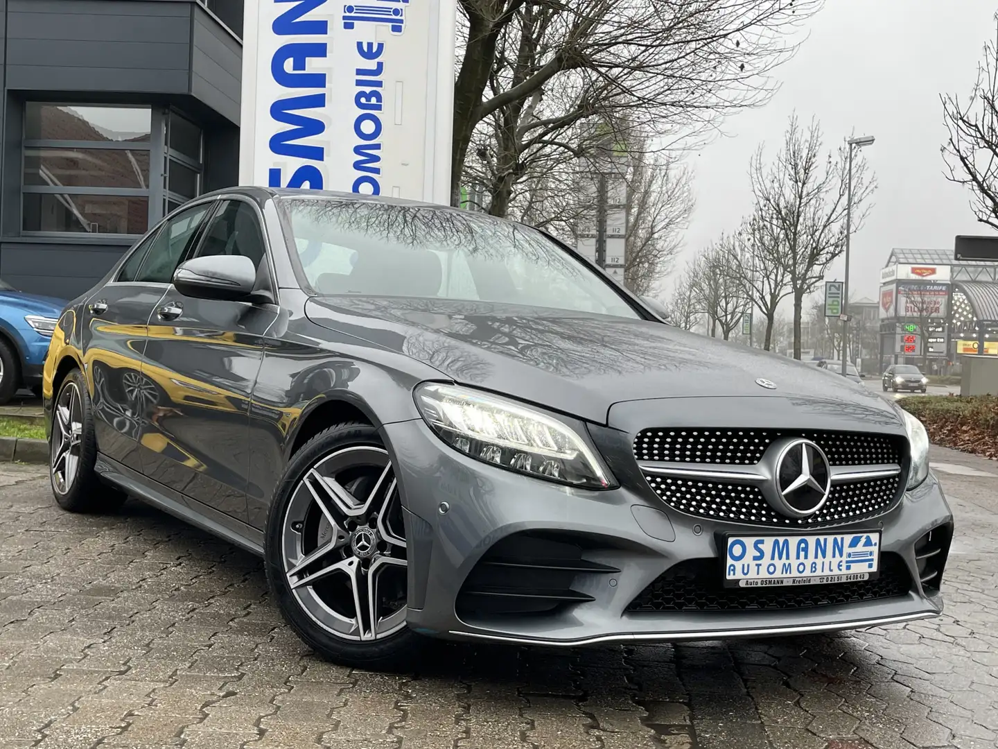 Mercedes-Benz C 200 9G-TRONIC AMG Line Gris - 1