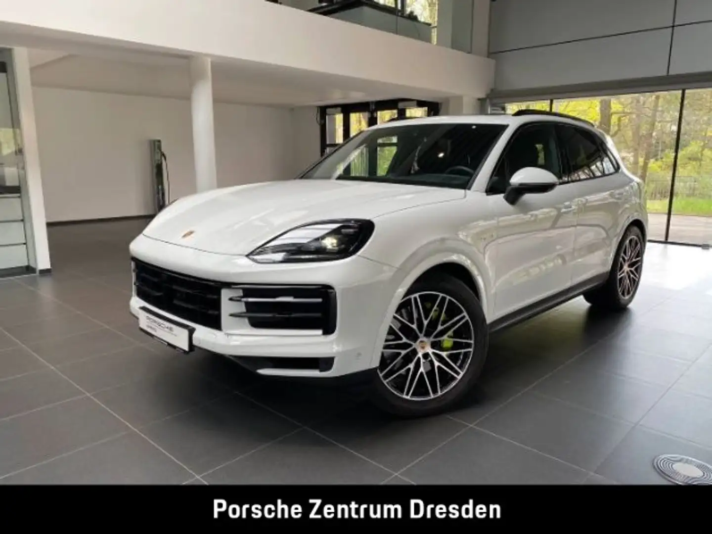 Porsche Cayenne E-Hybrid Inno Pano SH v+h Luft Bose Weiß - 1