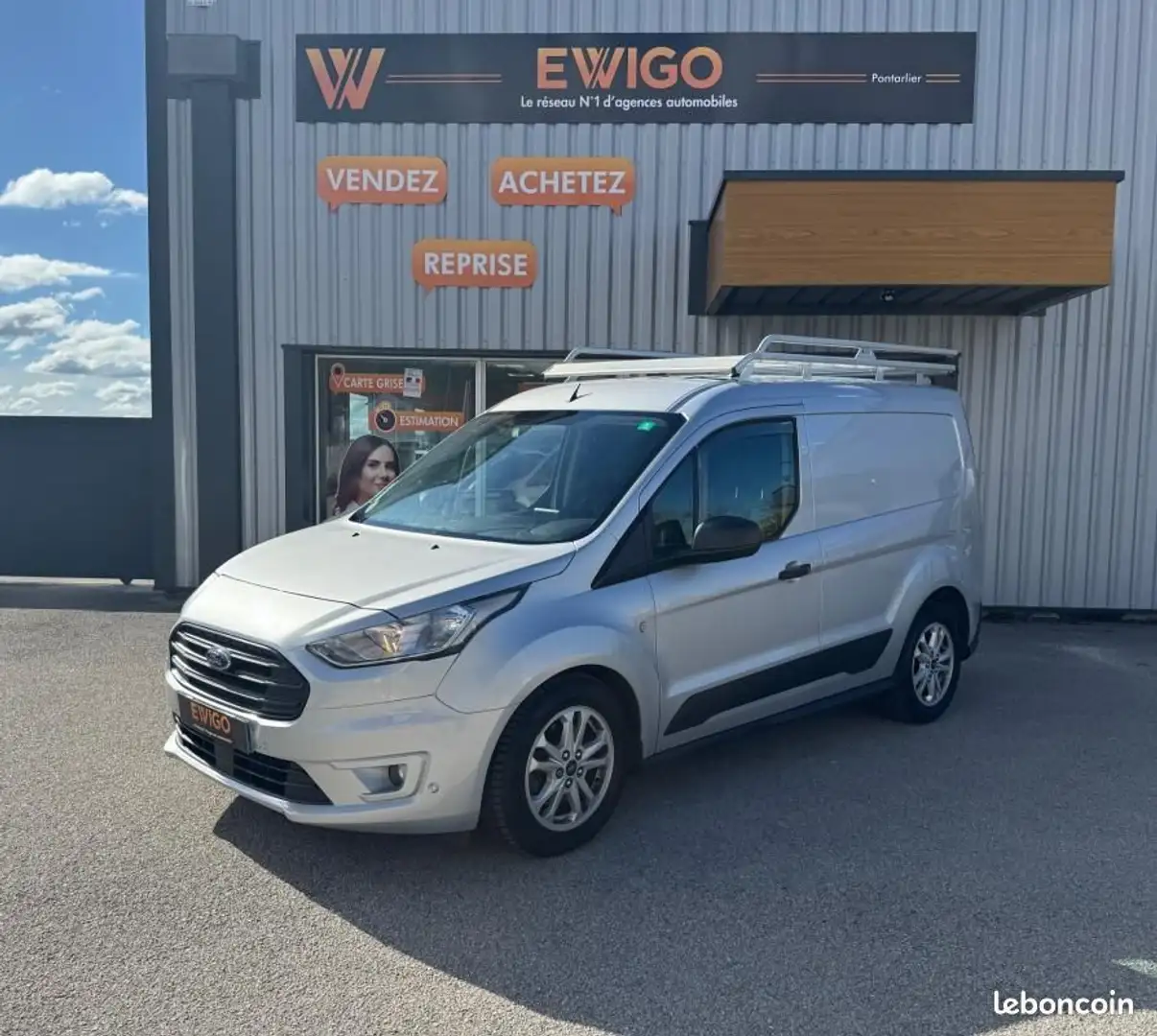 Ford Transit Connect FOURGON 1.5 ECOBLUE 120ch L1 CHARGE AUGMEN Gris - 1