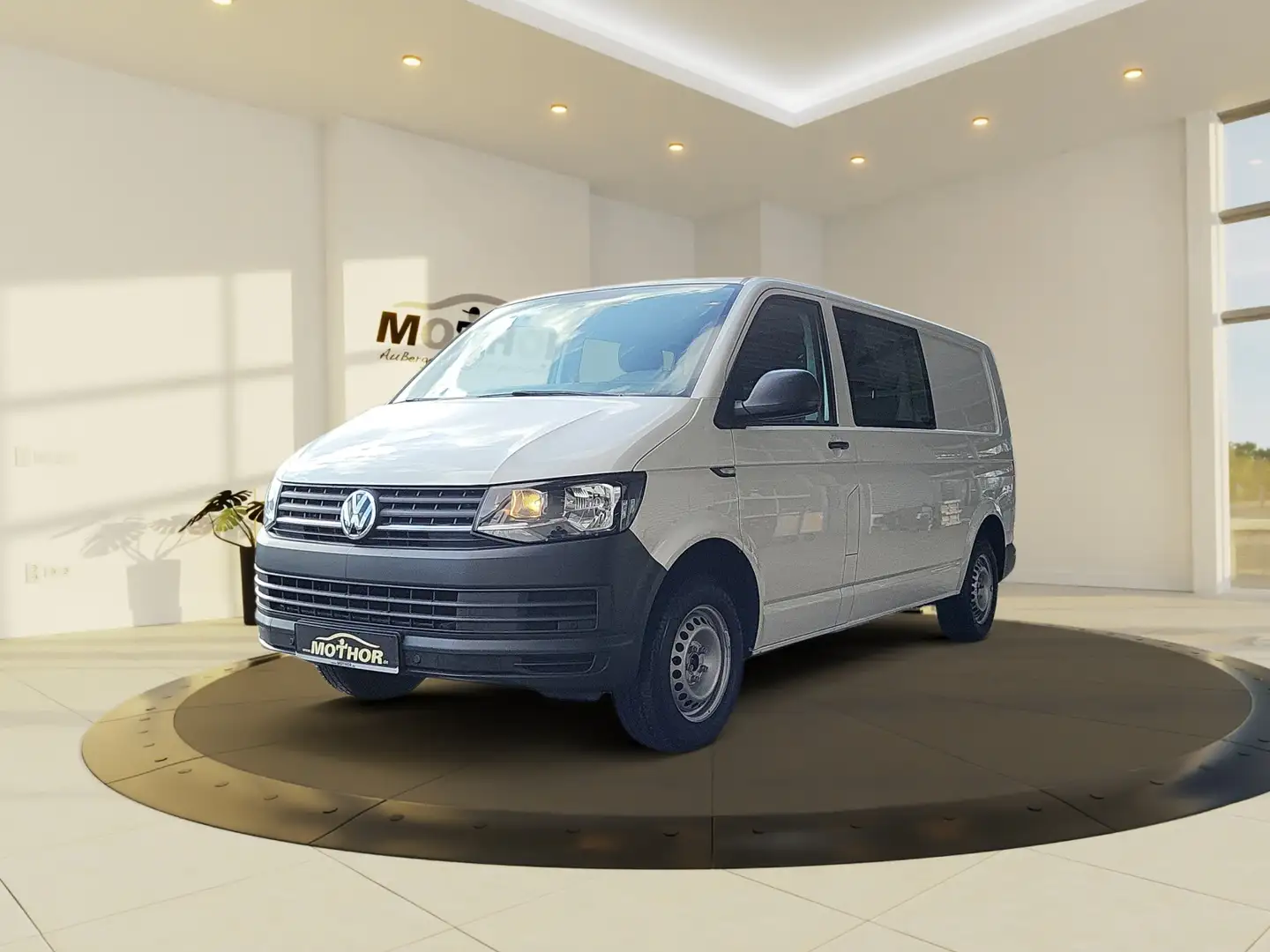 Volkswagen T6 Transporter Kombi Mixto Lang 2.0 TDI Klima Blanco - 2