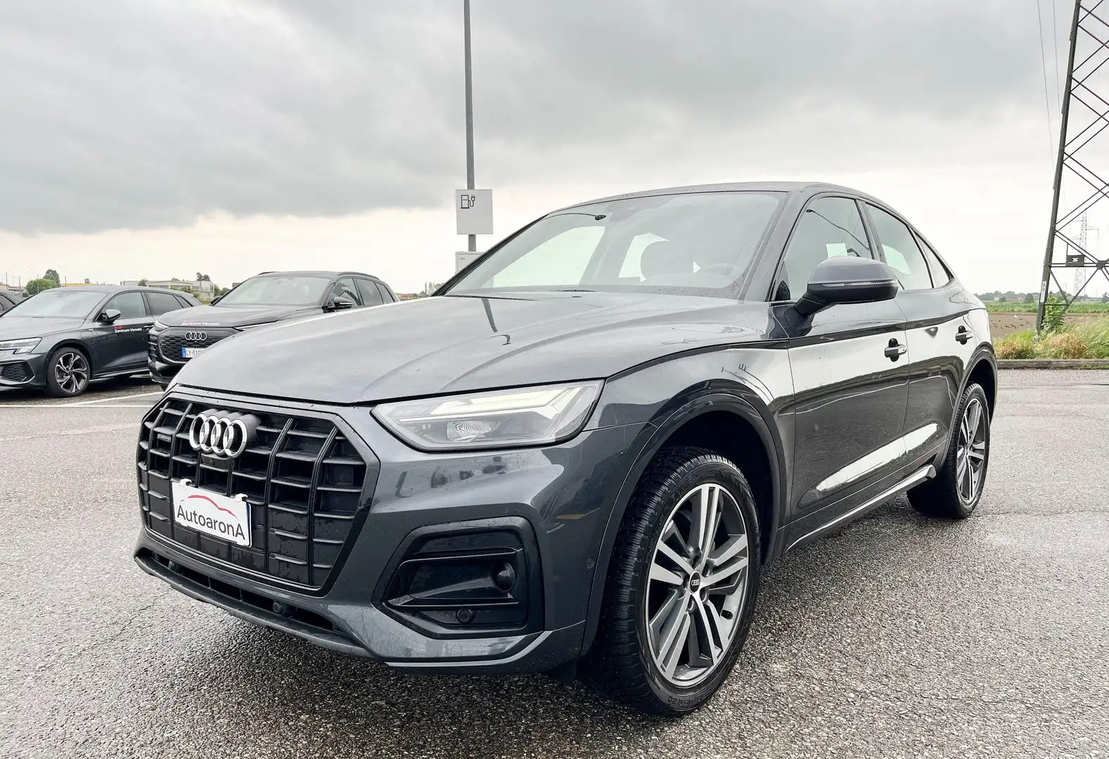 Audi Q5 Q5 Sportb. 40 2.0 tdi mhev 12V Bus. Adv. qu. s-tr Grigio - 1
