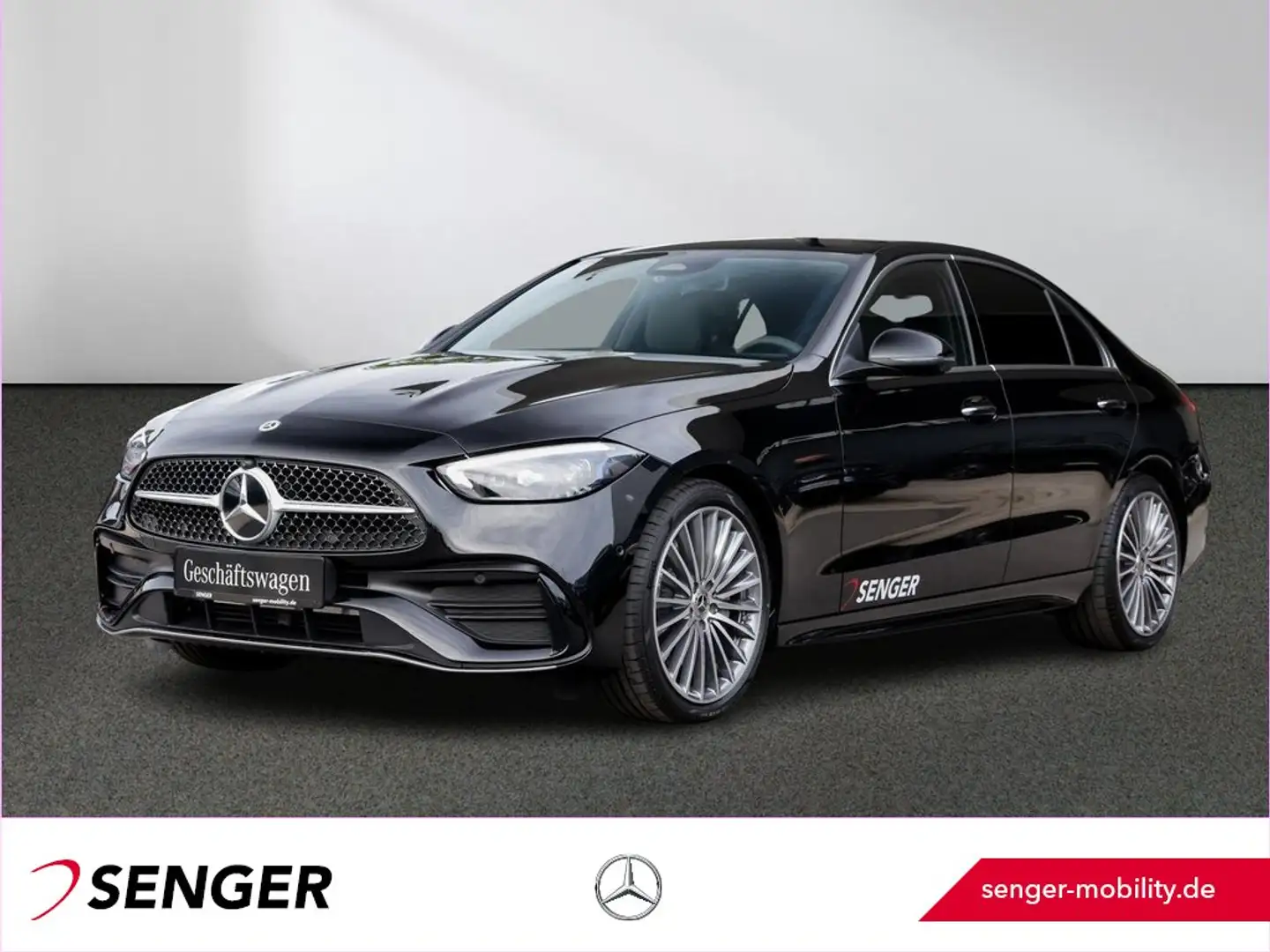 Mercedes-Benz C 220 d AMG Digital-Light Panorama 360°-Kamera Zwart - 1