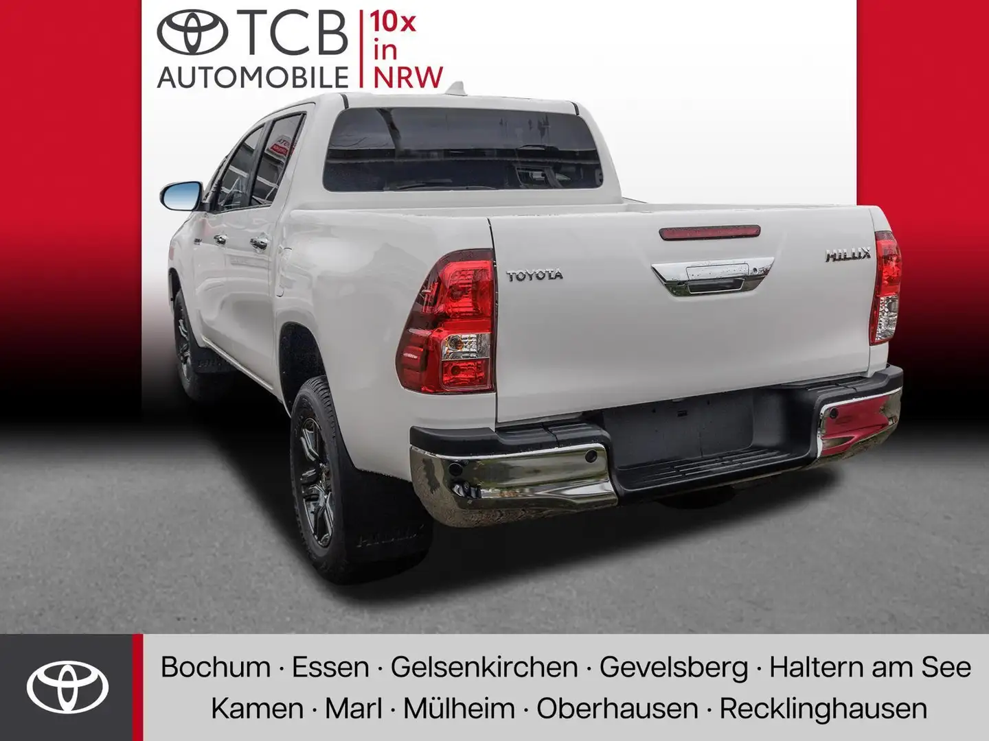 Toyota Hilux 2.4 D-4D Double Cab Comfort 4x4 SHZ PDC BT Bílá - 2