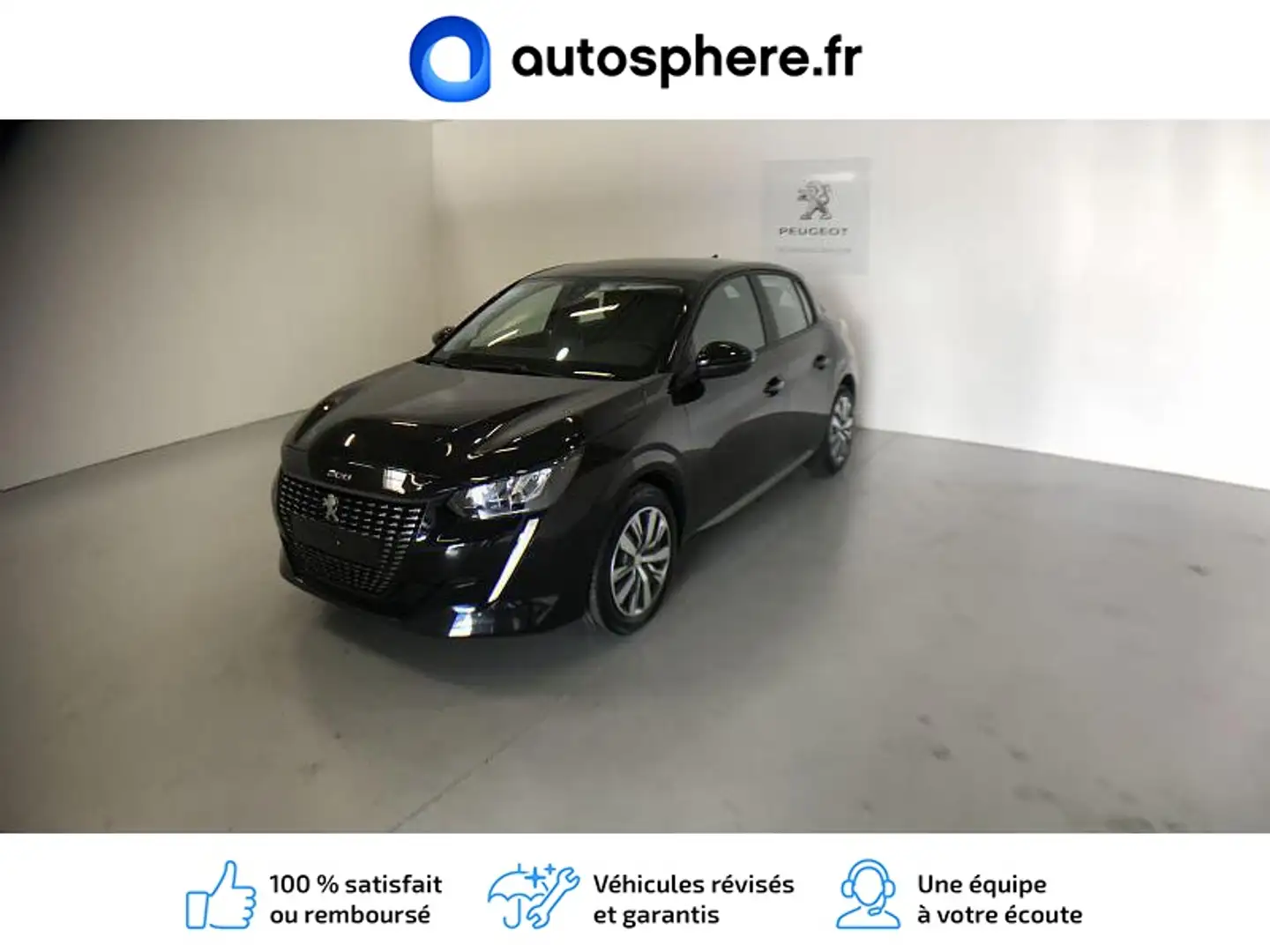 Peugeot 208 1.5 BlueHDi 100ch S&S Active Noir - 1