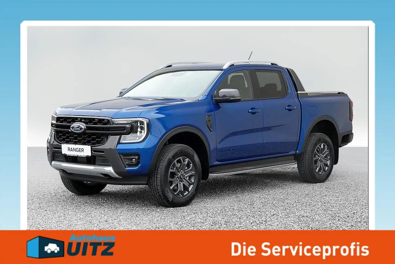 Ford Ranger Wildtrak DK 3,0 V6 +Rollo+B&O+ACC+AHK Blau - 1