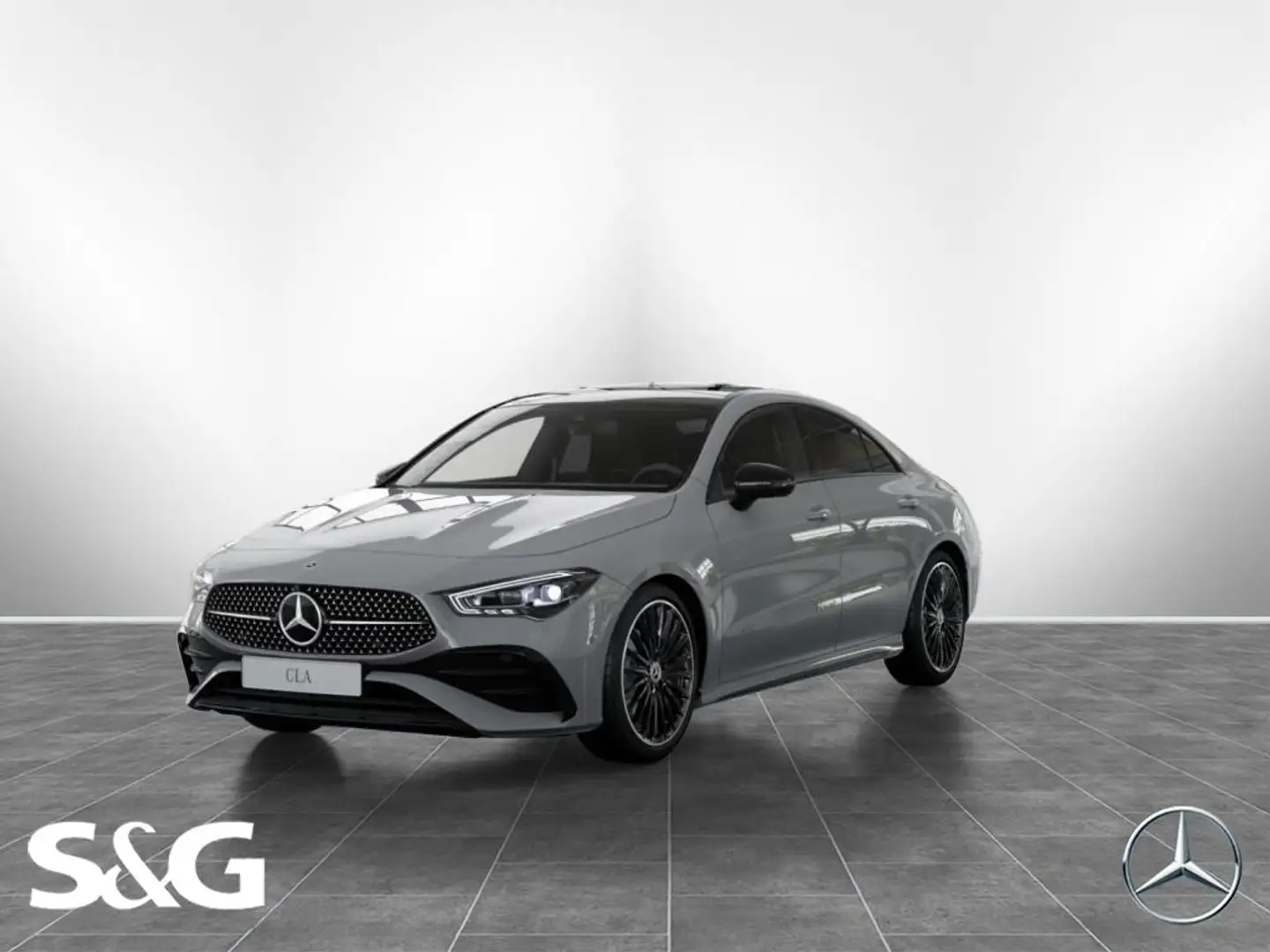 Mercedes-Benz CLA 180 Coupé AMG MBUX+360°+M-LED+Pano+Night+19" Grau - 1