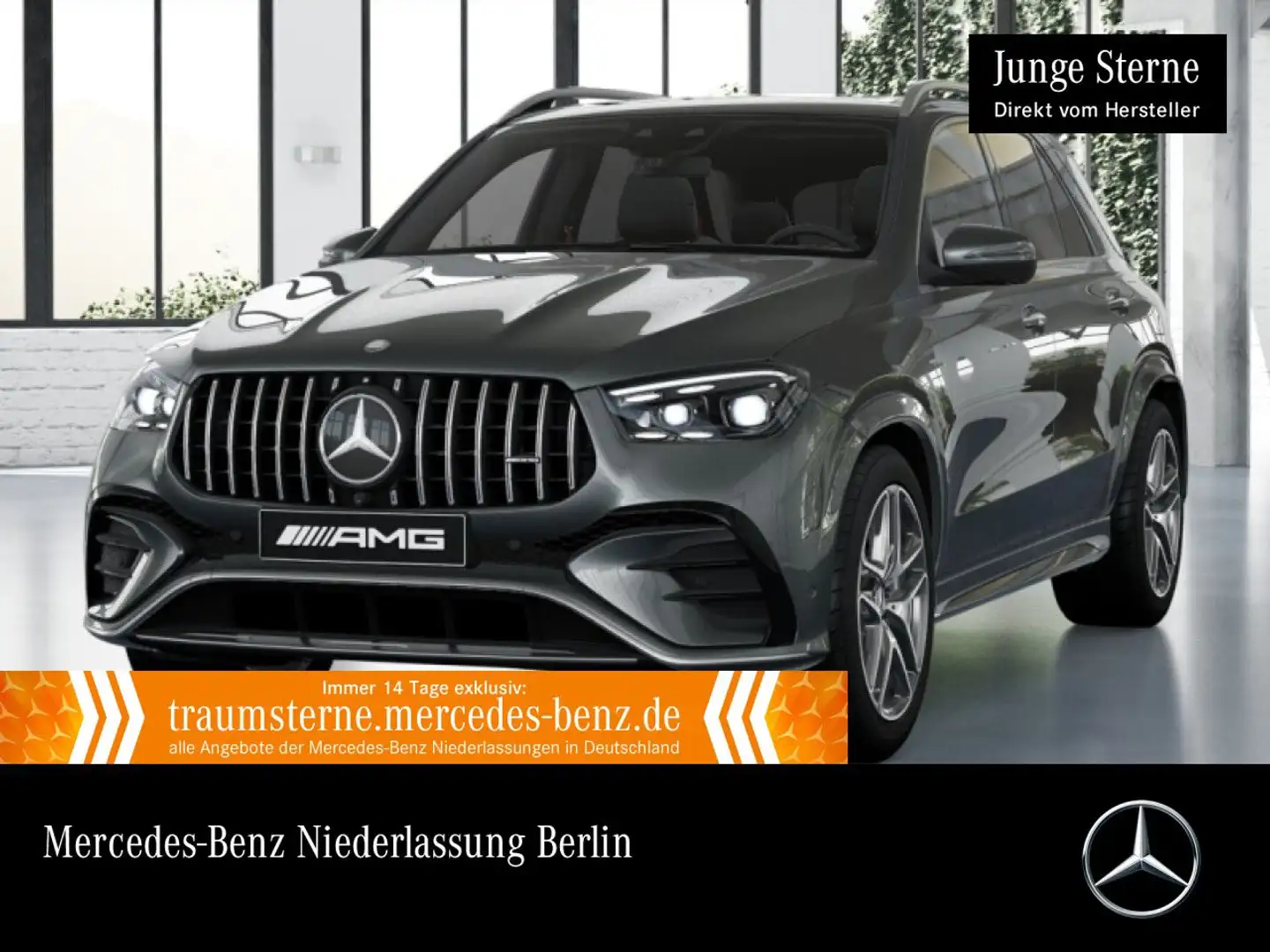 Mercedes-Benz GLE 53 AMG GLE 53 HYBRID 4M PANO+360+AHK+MULTIBEAM+21"+HUD+9G Grau - 1