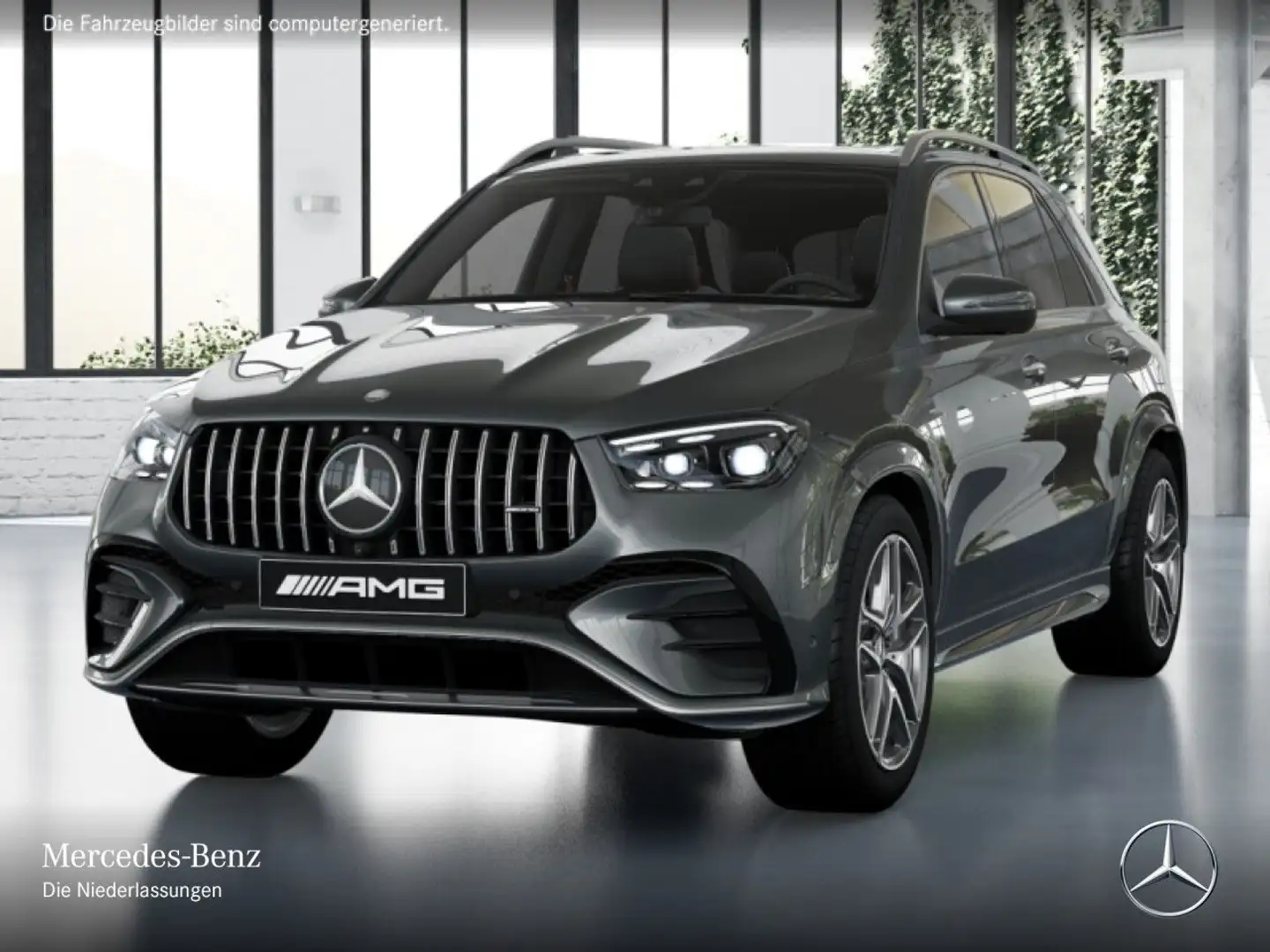 Mercedes-Benz GLE 53 AMG GLE 53 HYBRID 4M PANO+360+AHK+MULTIBEAM+21"+HUD+9G Grau - 2
