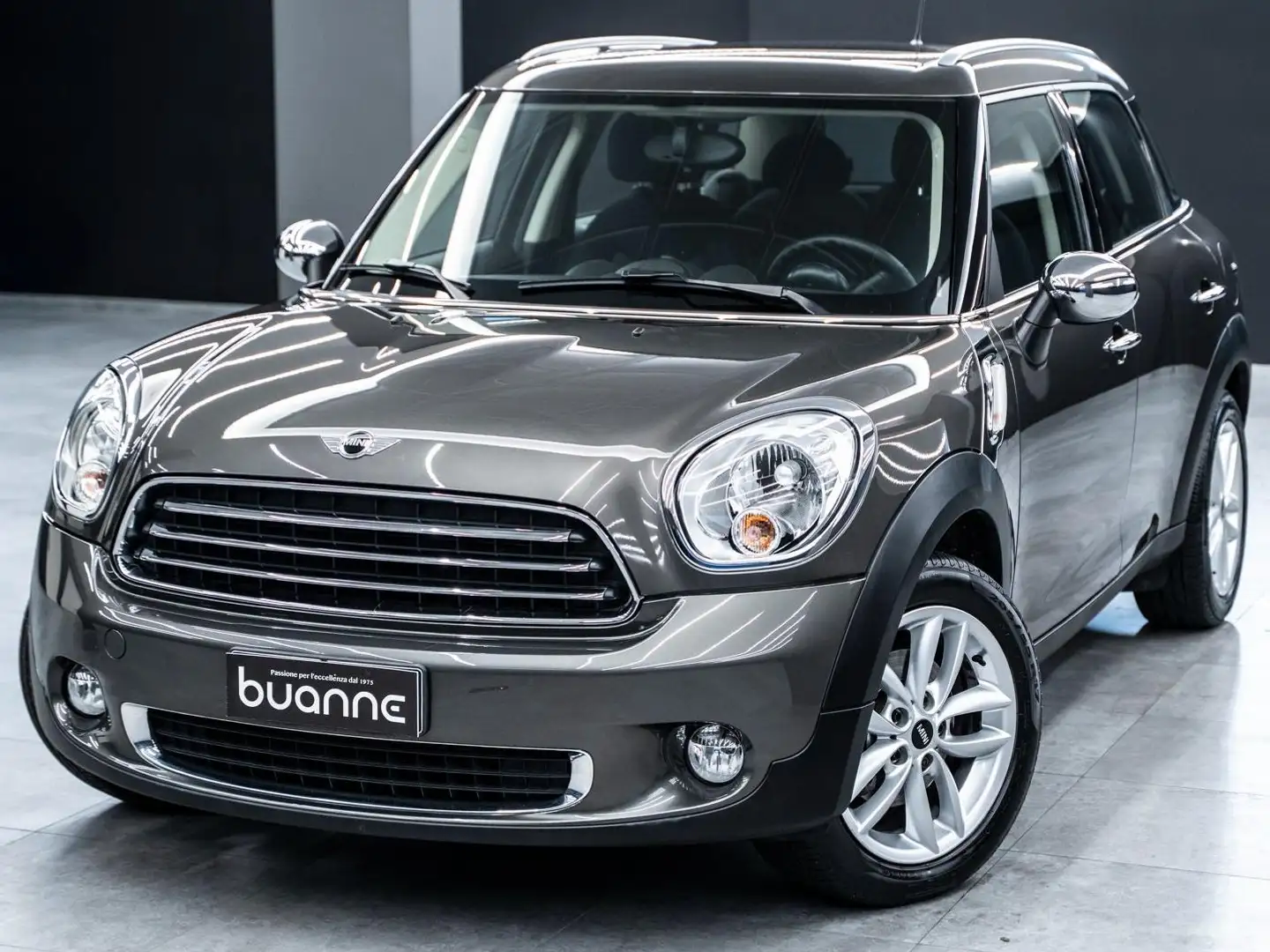 MINI Cooper D Countryman 1.6 Unico Proprietario Km Certificati Italiana Gris - 1