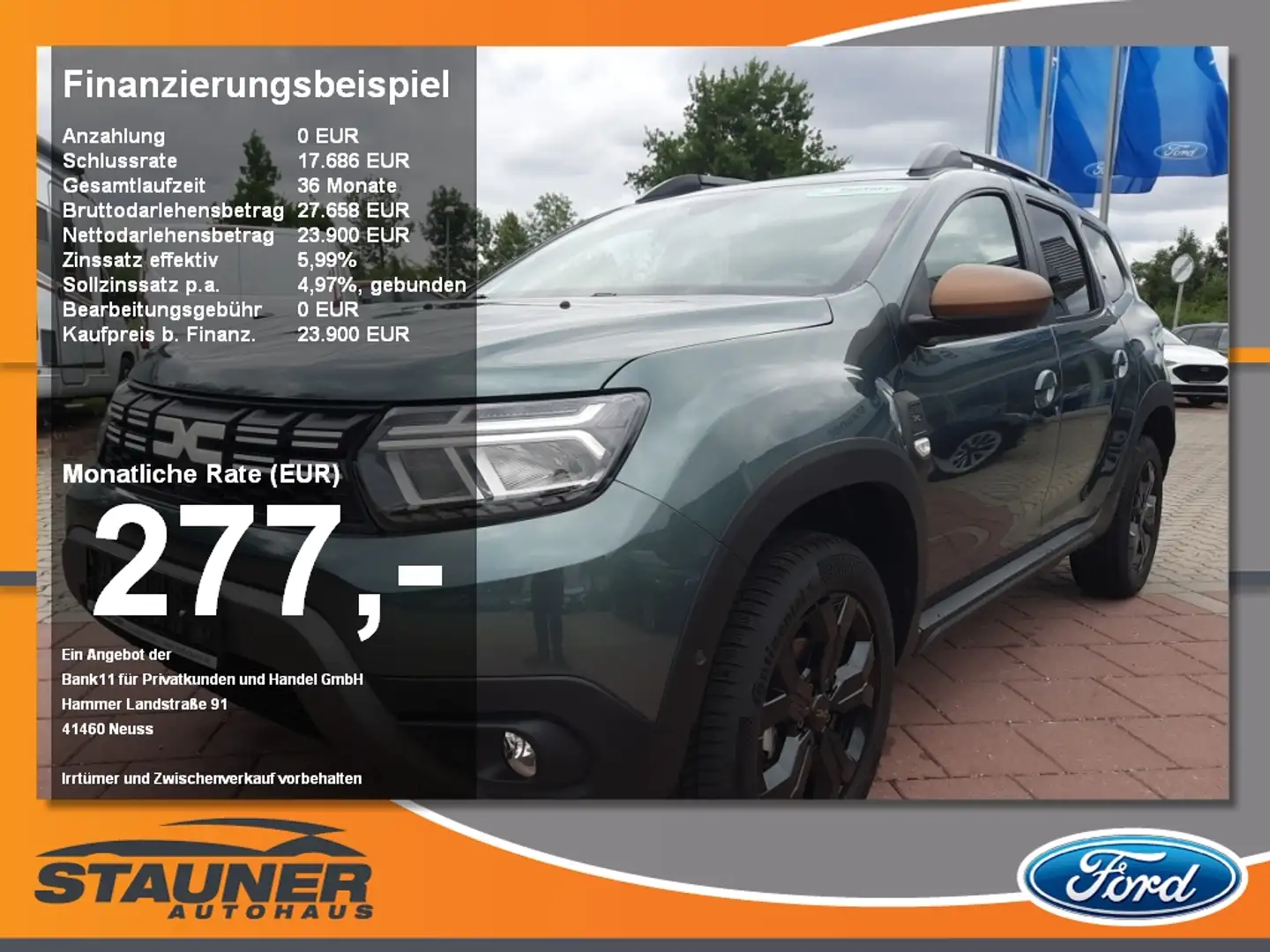 Dacia Duster II TCe 150  Extreme Navi KameraSHZ LMF Verde - 1