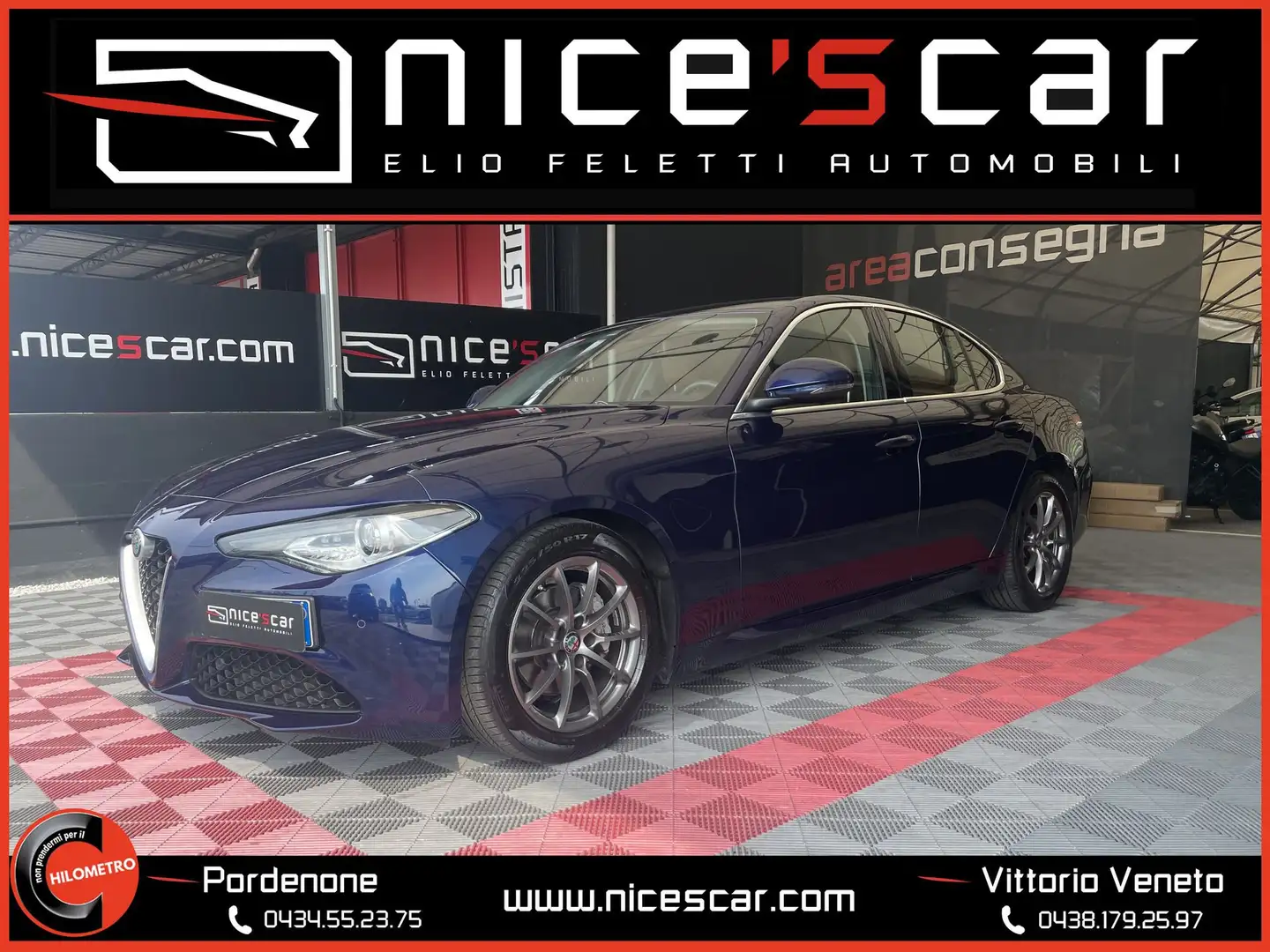 Alfa Romeo Giulia Giulia 2.0 Turbo 200 CV AT8 Blu/Azzurro - 1