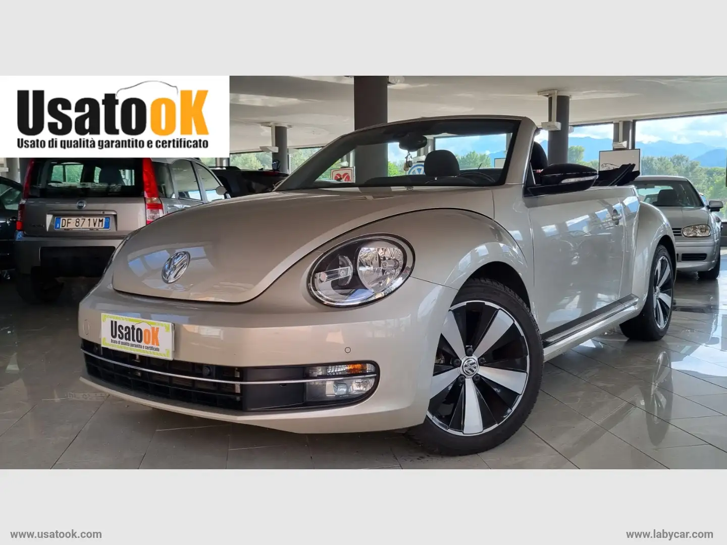 Volkswagen Maggiolino Cabrio 2.0TDI 150CV Sport BMT UNICOPROPRIETARIO - Bronze - 1