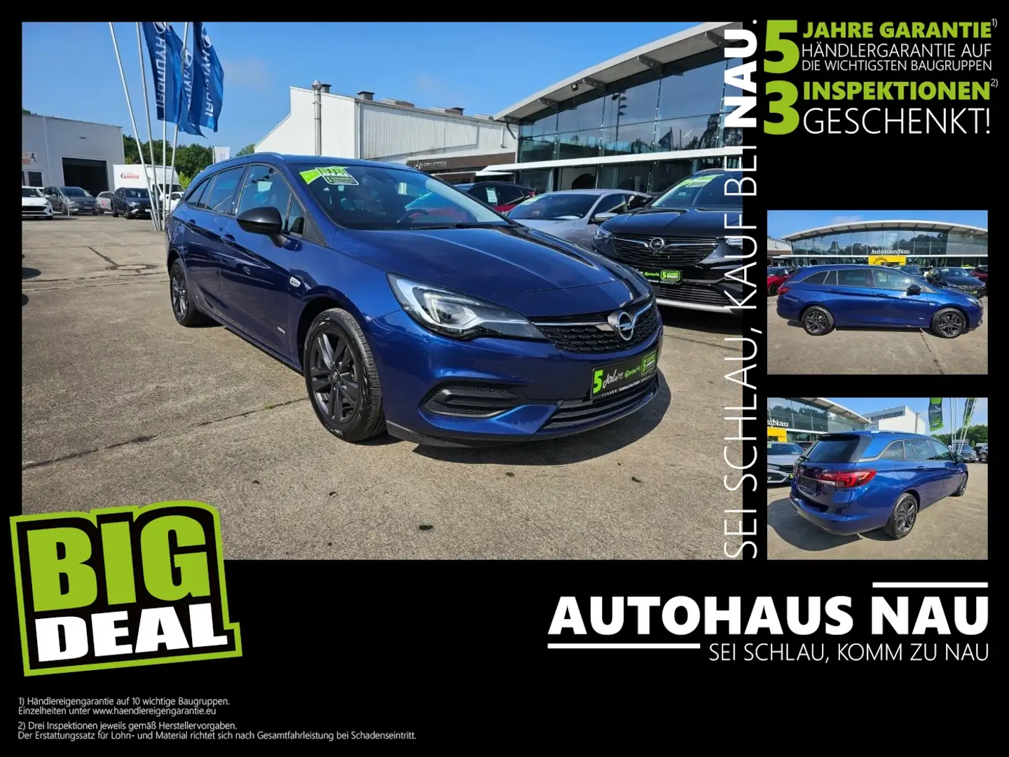 Opel Astra K ST  1.5 D  Design & Tech inkl. BigDeal Blau - 1