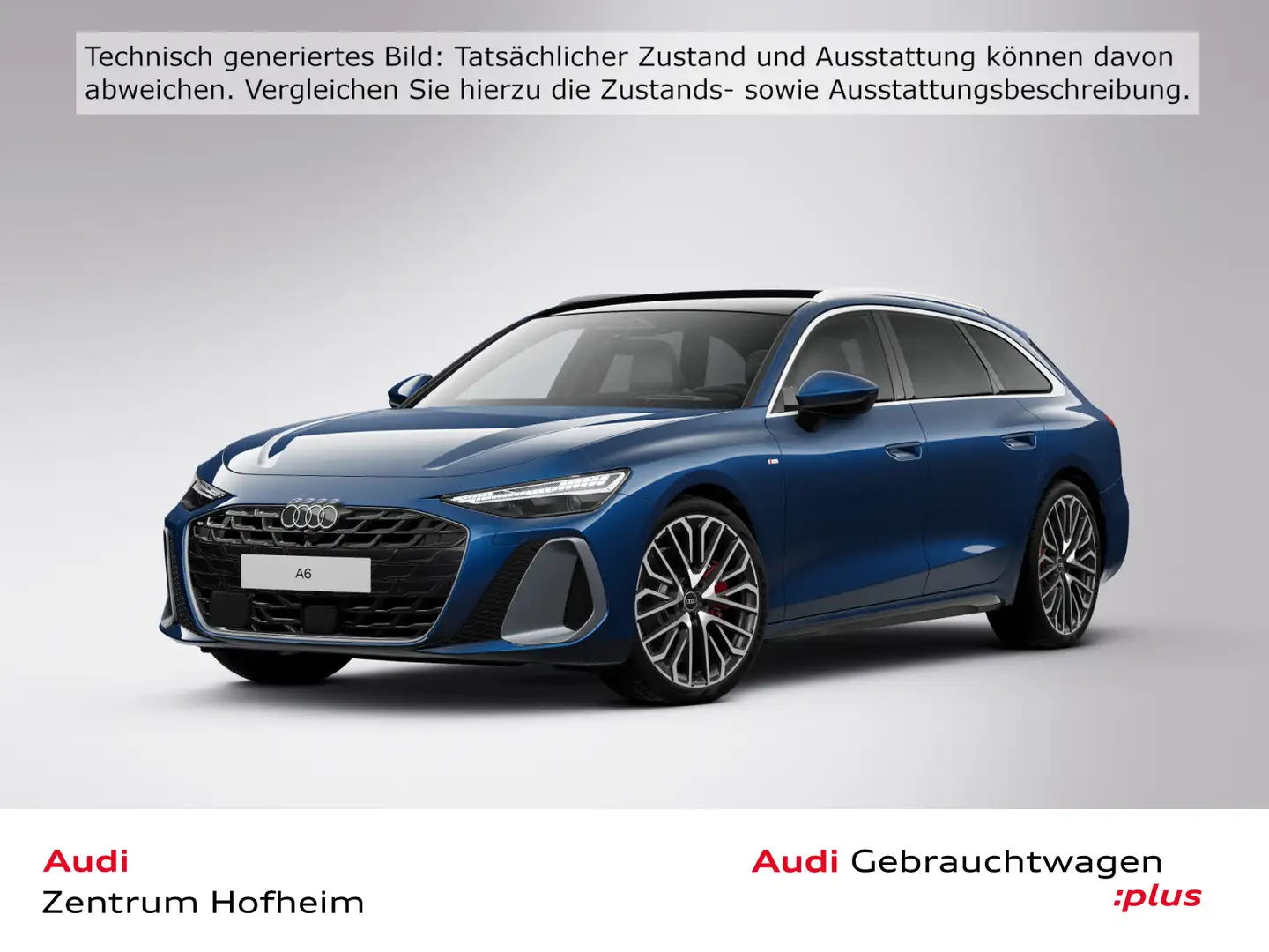 Audi A6 55 TFSI qu 2x S line S tro*Air*B&O*HUD* Blau - 1