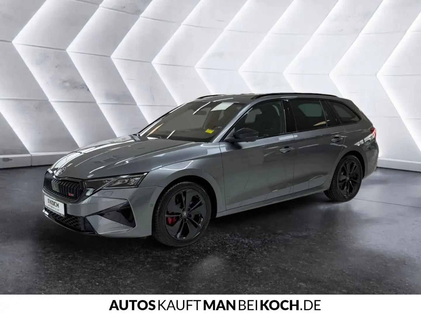 Skoda Octavia Kombi RS 2.0 TSI DSG PANO AHK CANTON 360 Grijs - 2