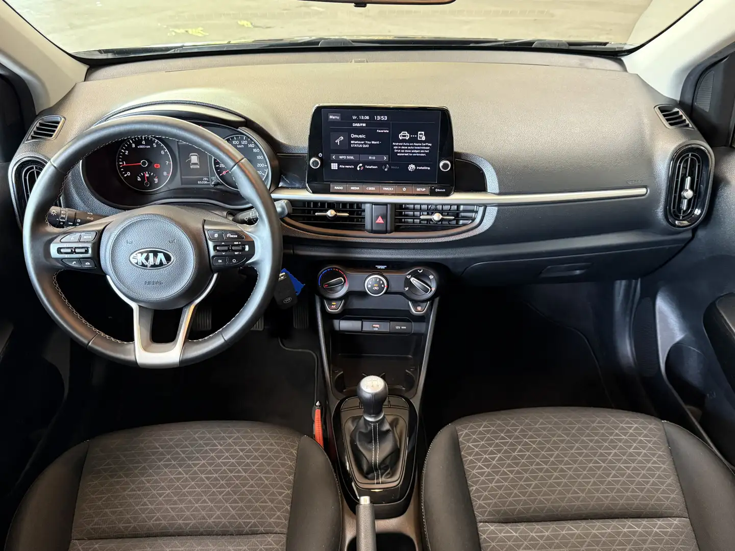 Kia Picanto 1.0 DPi DynamicLine Navi | Airco | Cruise control Чорний - 2