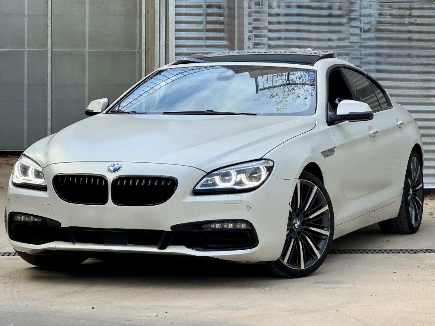 BMW 640 640dA Gran Coupé Blanc - 1