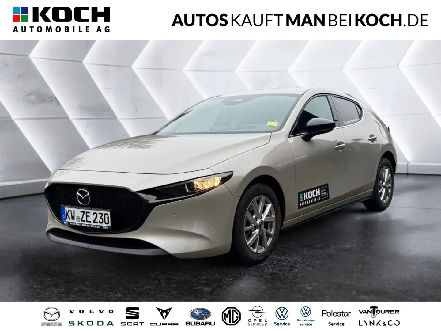 Mazda 3 5HB 2.5L e-SKYACTIV G 140ps 6MT FWD Homura Navi Beige - 1
