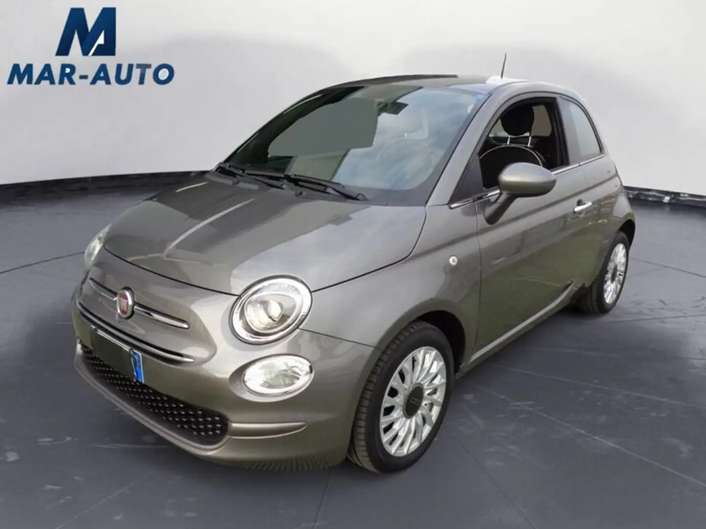 Fiat 500 1.2 Lounge Grijs - 1