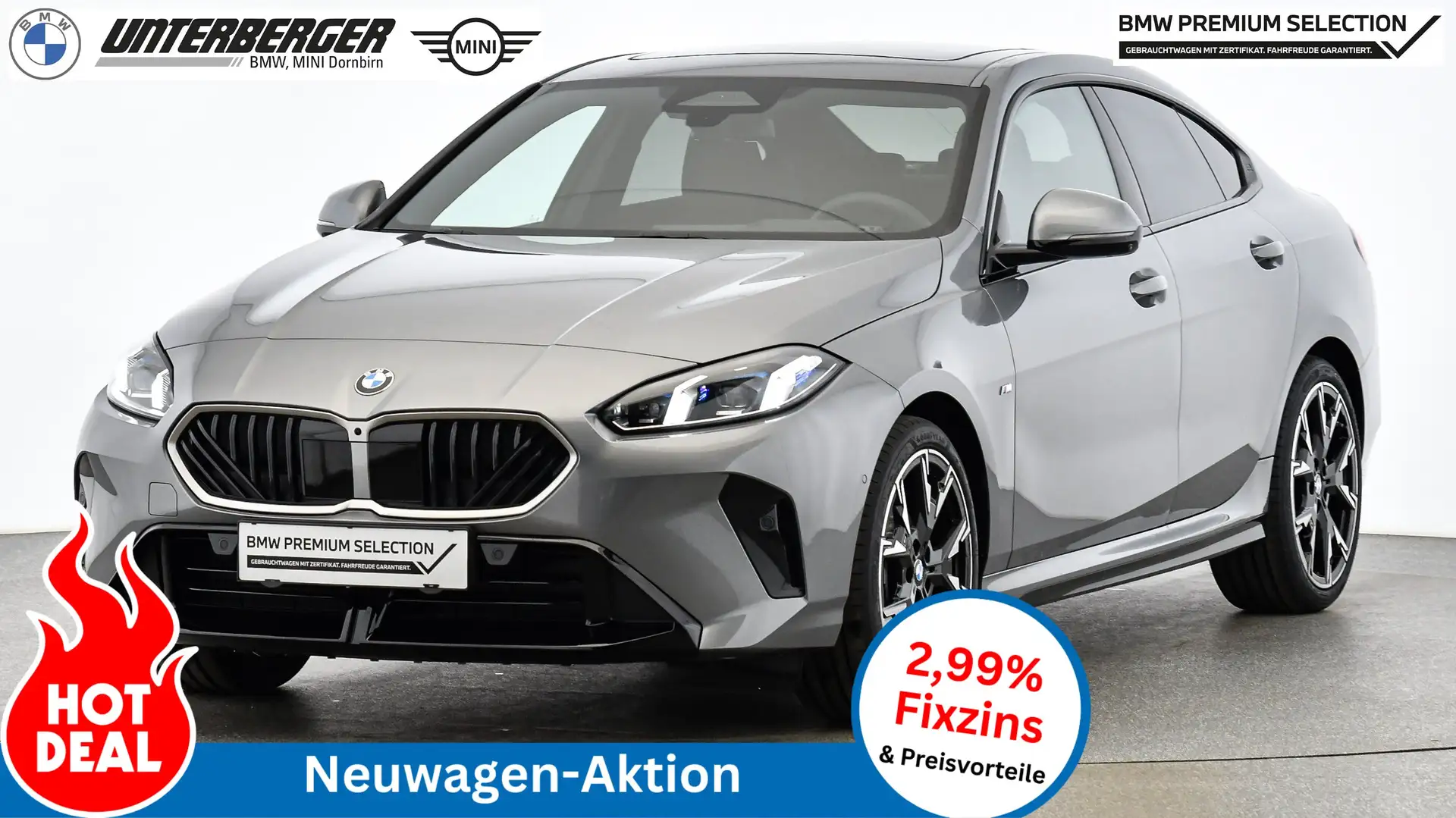 BMW 220 *2,99% Fixzins Leasing* M Sportpaket // Head-Up // Grau - 1