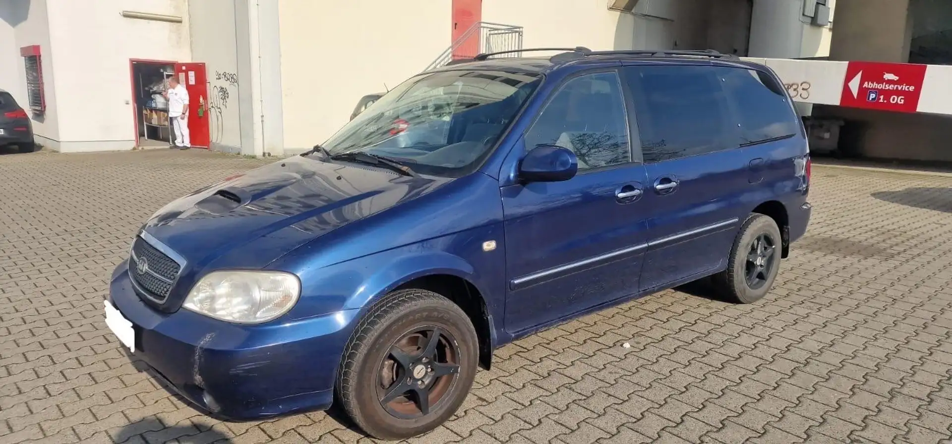 Kia Carnival 2.9 CRDi EX / TÜV neu 02/2027 / 7-Sitzer Albastru - 1