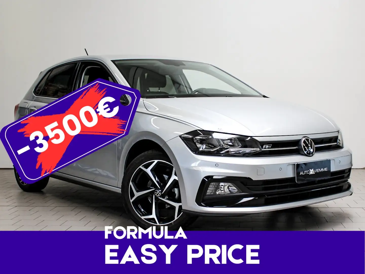 Volkswagen Polo Polo 5p 1.0 tsi R-Line 95cv dsg Stříbrná - 1